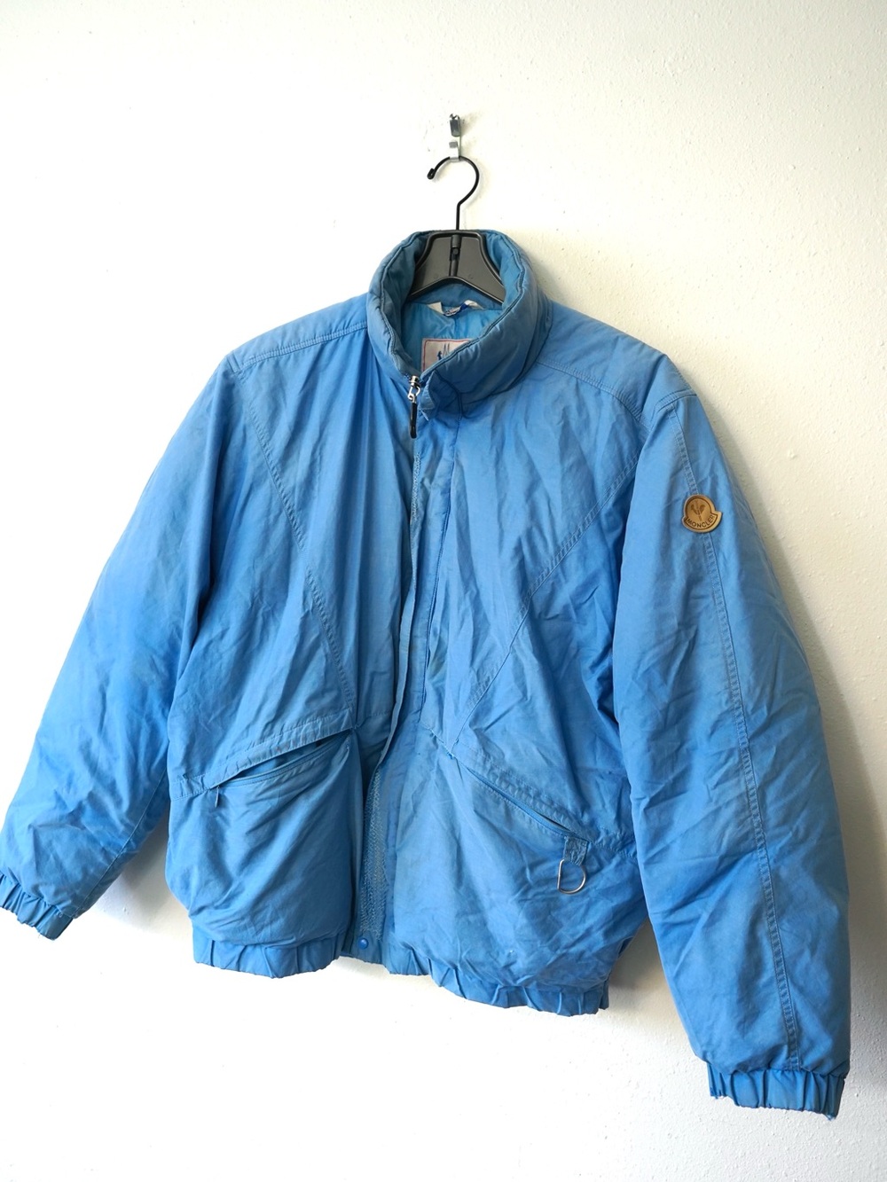 RARE! Moncler Monckler Grenoble VTG Blue Down Insulated  Puffer Jacket Size 3
